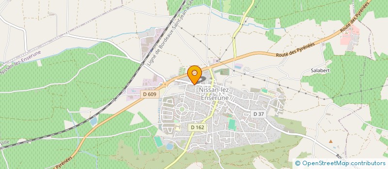 localisation de l'entreprise MONSIEUR FIRMIN GAUSAC  NISSAN-LEZ-ENSERUNE