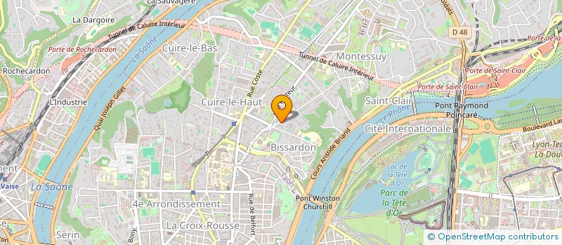 localisation de l'entreprise MONSIEUR FIRMIN LABROSSE  CALUIRE-ET-CUIRE