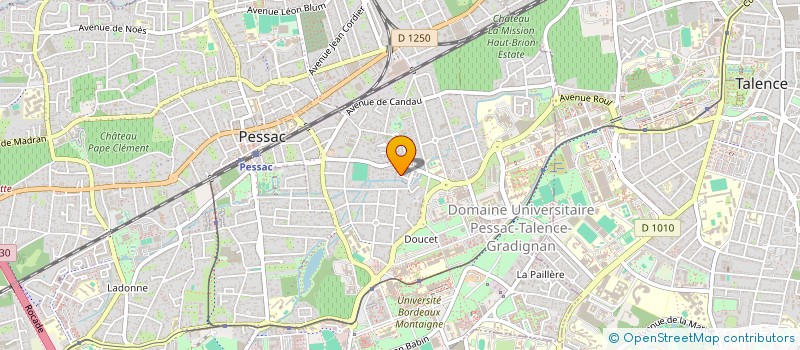 localisation de l'entreprise MONSIEUR FIRMIN MANGOUNDA à PESSAC