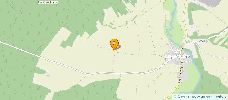 localisation de l'entreprise MONSIEUR FIRMIN MARTINOT  JULLY-SUR-SARCE