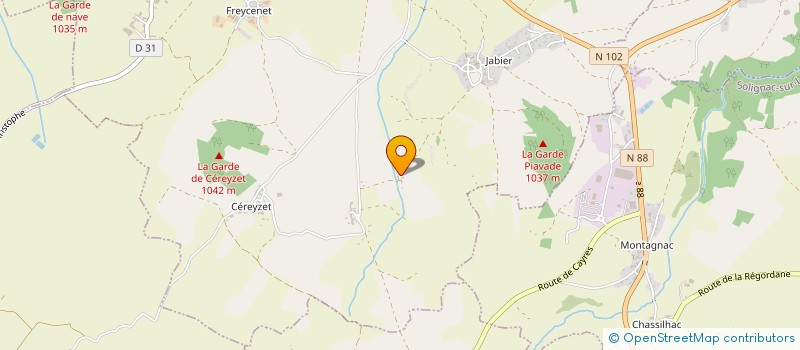 localisation de l'entreprise MONSIEUR FIRMIN MONTPEYROUX  SOLIGNAC-SUR-LOIRE