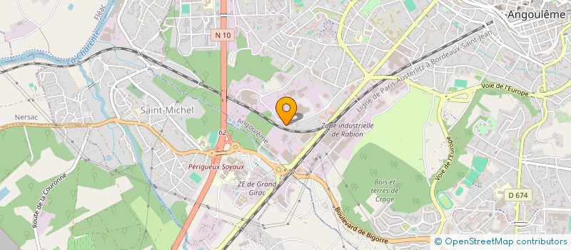 localisation de l'entreprise MONSIEUR FIRMIN NANTUR à ANGOULEME