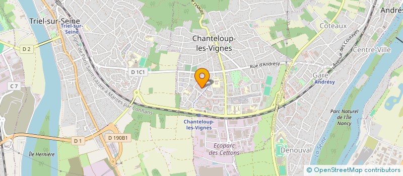 localisation de l'entreprise MONSIEUR FIRMIN PALATIN  CHANTELOUP-LES-VIGNES