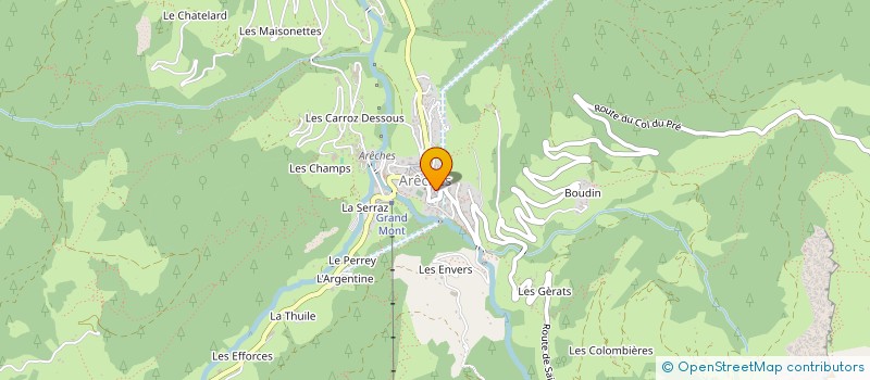 localisation de l'entreprise MONSIEUR FIRMIN ROUX  VILLARD-SUR-DORON