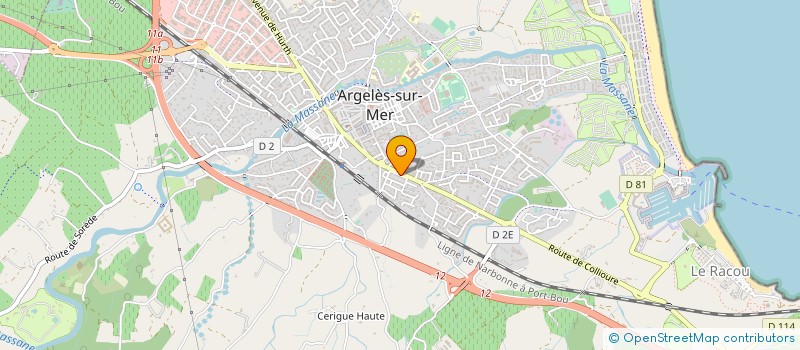 localisation de l'entreprise MONSIEUR FIRMIN ROVIRA  ARGELES-SUR-MER