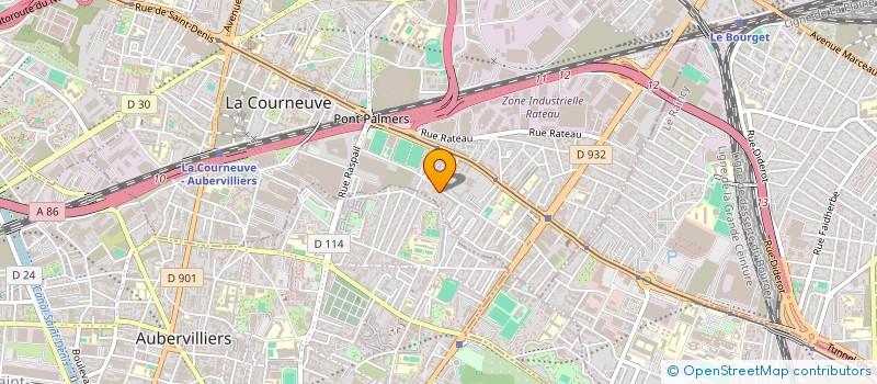 localisation de l'entreprise MONSIEUR FIROZ KHAN à LA COURNEUVE