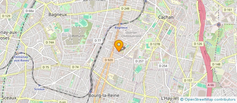 localisation de l'entreprise MONSIEUR FISTON TEBULA MALENGE  CACHAN