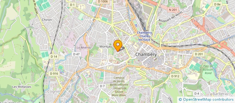 localisation de l'entreprise MONSIEUR FITIM MAZREKU  CHAMBERY