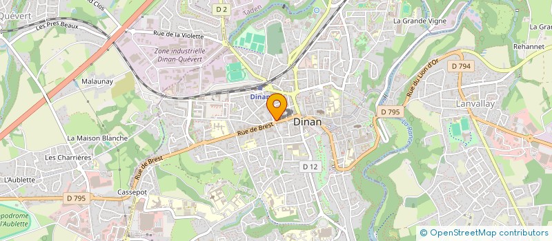 localisation de l'entreprise MONSIEUR FITOURI EZZI à DINAN