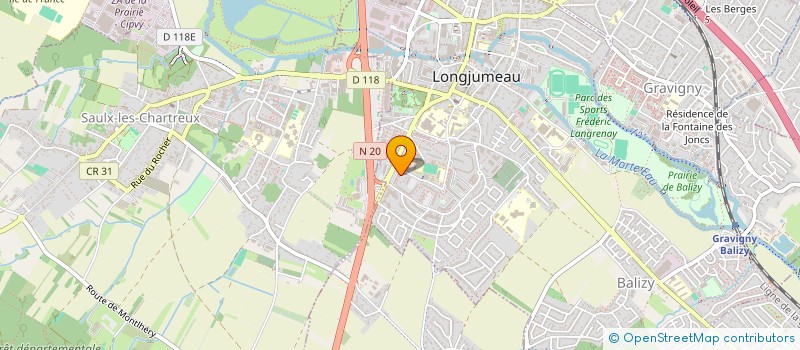 localisation de l'entreprise MONSIEUR FITSUM GEBRE MERHAWI à LONGJUMEAU