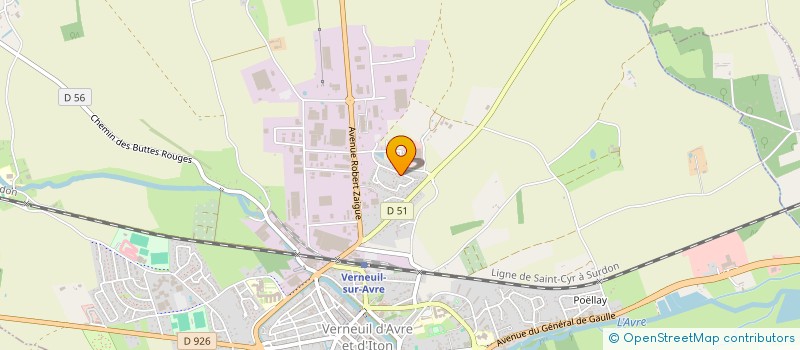 localisation de l'entreprise MONSIEUR FITY ANDRIAMAHATANA  VERNEUIL D'AVRE ET D'ITON