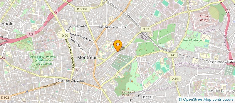 localisation de l'entreprise MONSIEUR FLANDRE ANTOINE à MONTREUIL