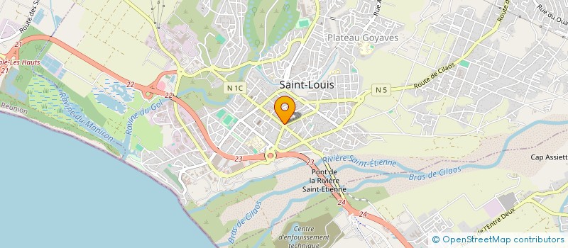 localisation de l'entreprise MONSIEUR FLARIS NARIANIN à SAINT-LOUIS