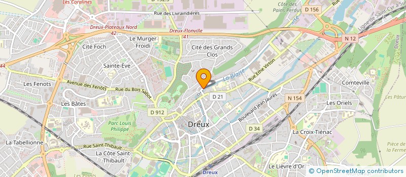 localisation de l'entreprise MONSIEUR FLAURENT BOMBA à DREUX