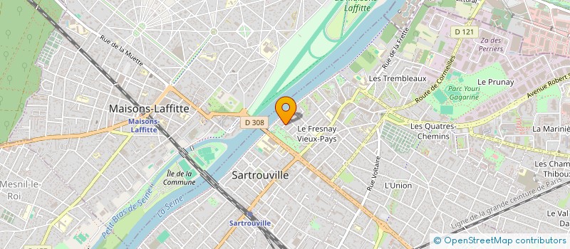 localisation de l'entreprise MONSIEUR FLAVIAN CAILLY  SARTROUVILLE