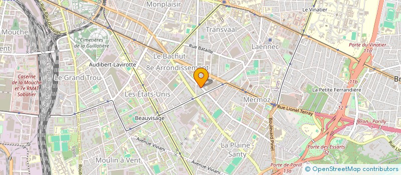 localisation de l'entreprise MONSIEUR FLAVIAN CHAPUIS  LYON