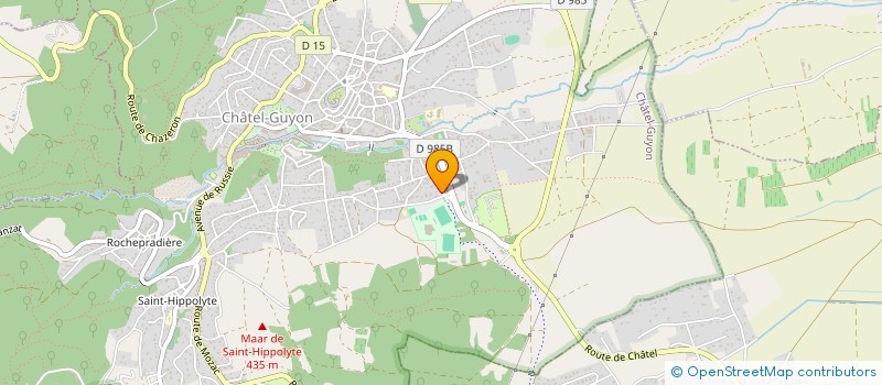 localisation de l'entreprise MONSIEUR FLAVIAN CHITAN  CHATEL-GUYON