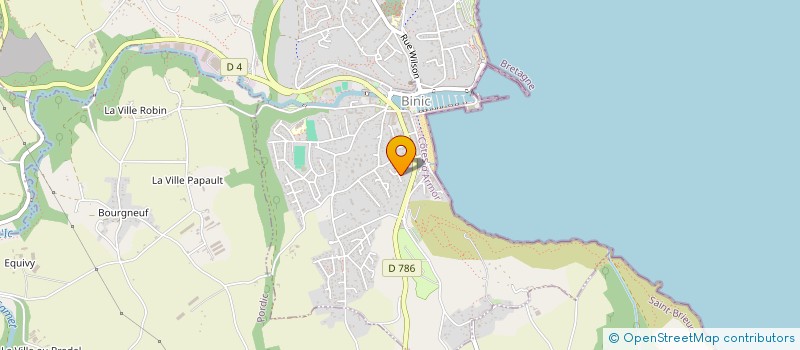localisation de l'entreprise MONSIEUR FLAVIEN AUMONT à BINIC-ETABLES-SUR-MER
