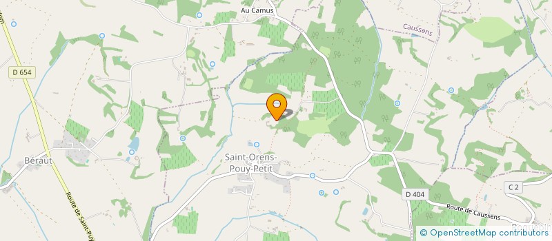 localisation de l'entreprise MONSIEUR FLAVIEN BAGOT  CONDOM