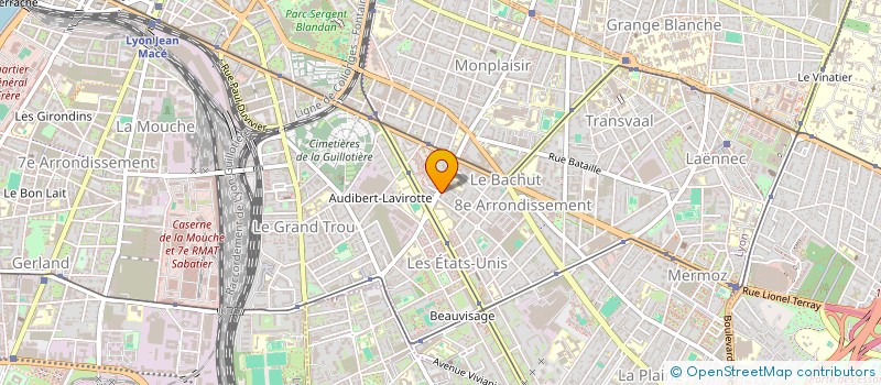 localisation de l'entreprise MONSIEUR FLAVIEN BAKANA SITA  GRIGNY