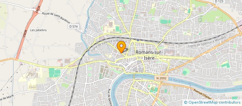 localisation de l'entreprise MONSIEUR FLAVIEN BANCHET à ROMANS-SUR-ISERE