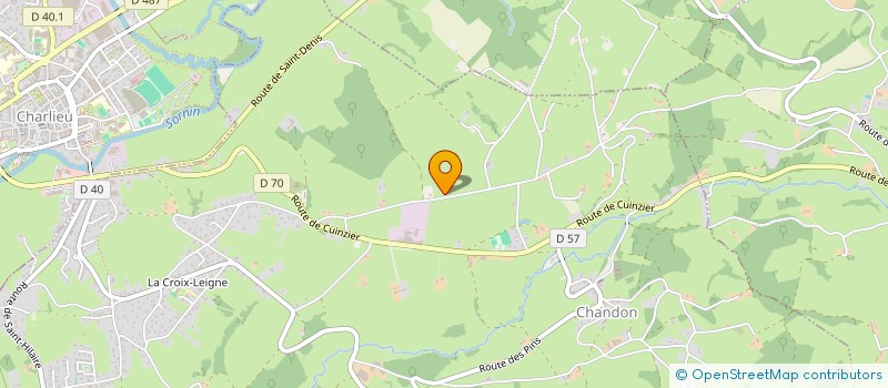 localisation de l'entreprise MONSIEUR FLAVIEN BATIER  CHANDON