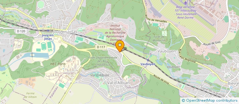 localisation de l'entreprise MONSIEUR FLAVIEN BAZENET  JOUY-EN-JOSAS