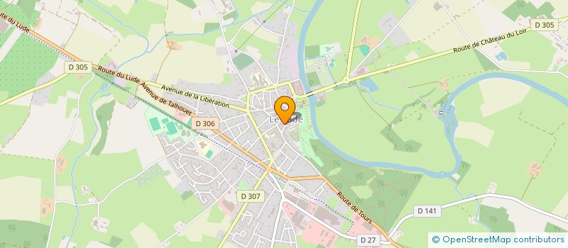 localisation de l'entreprise MONSIEUR FLAVIEN BEAUCE  LE LUDE