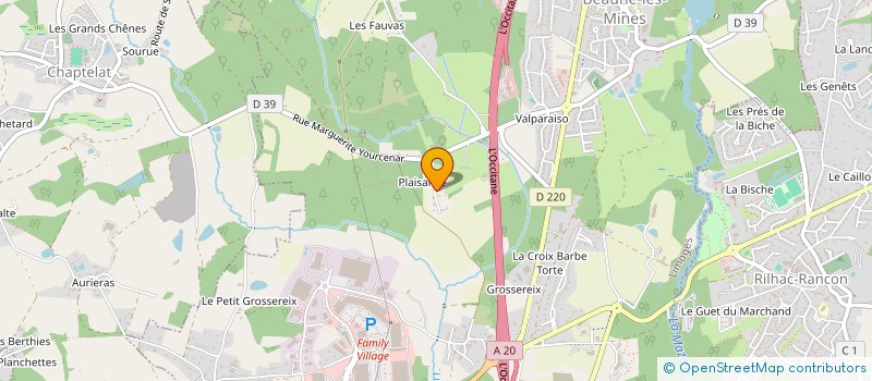 localisation de l'entreprise MONSIEUR FLAVIEN BEILLER à LIMOGES