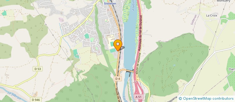 localisation de l'entreprise MONSIEUR FLAVIEN BERNARD  SISTERON