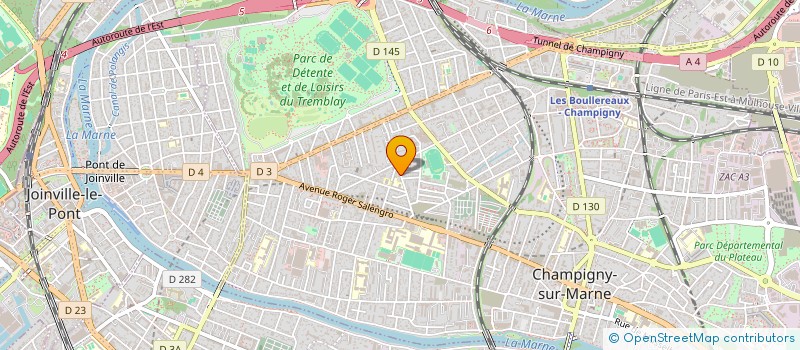 localisation de l'entreprise MONSIEUR FLAVIEN BERTRAND à CHAMPIGNY-SUR-MARNE