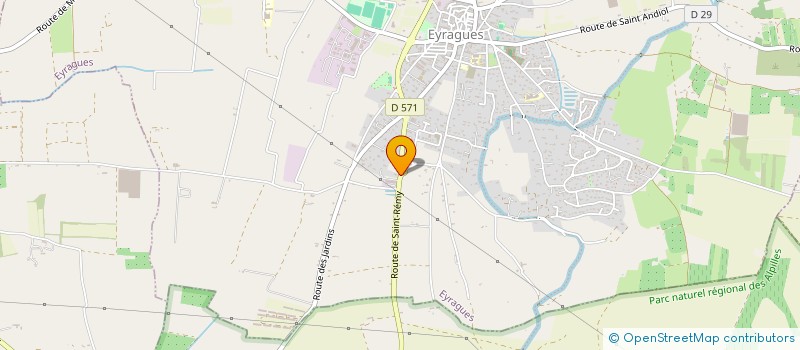 localisation de l'entreprise MONSIEUR FLAVIEN BONNET  EYRAGUES