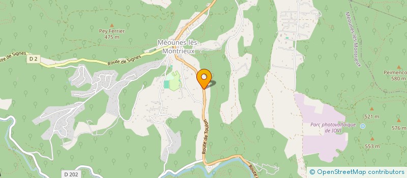 localisation de l'entreprise MONSIEUR FLAVIEN BONOPERA  MEOUNES-LES-MONTRIEUX