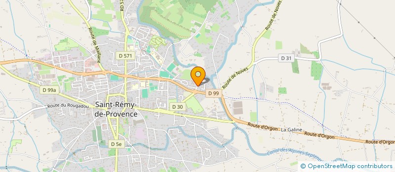 localisation de l'entreprise MONSIEUR FLAVIEN BUTIN  SAINT-REMY-DE-PROVENCE