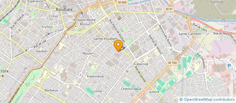 localisation de l'entreprise MONSIEUR FLAVIEN CAILLEAU à ROUBAIX
