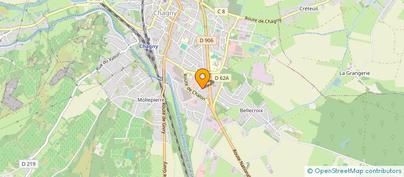 localisation de l'entreprise MONSIEUR FLAVIEN CAMUS  CHAGNY