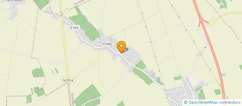 localisation de l'entreprise MONSIEUR FLAVIEN CAURO  GROSSUVRE