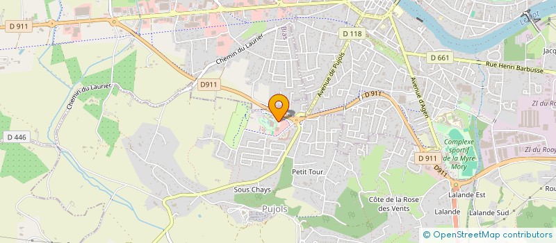 localisation de l'entreprise MONSIEUR FLAVIEN CHABROL  PUJOLS