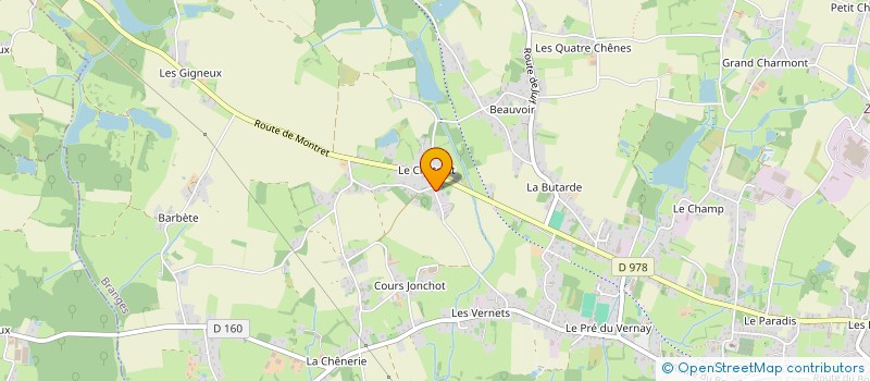 localisation de l'entreprise MONSIEUR FLAVIEN CHEVROT  BRANGES