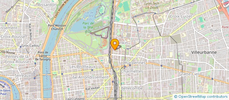 localisation de l'entreprise MONSIEUR FLAVIEN COINDARD  VILLEURBANNE