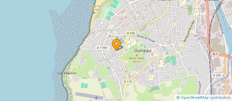 localisation de l'entreprise MONSIEUR FLAVIEN CONAN  OUTREAU