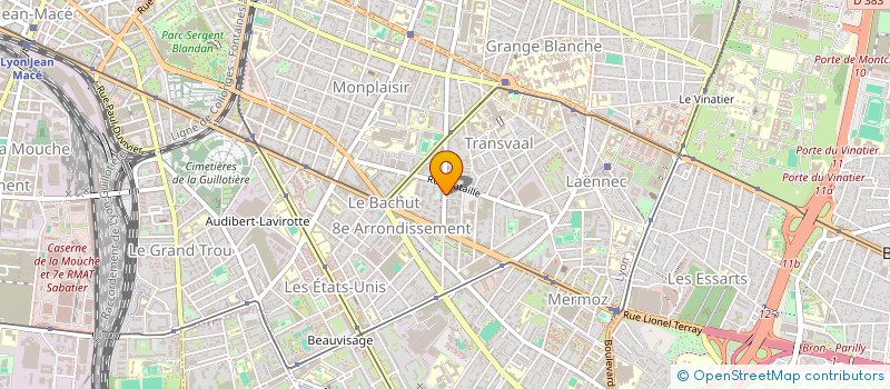 localisation de l'entreprise MONSIEUR FLAVIEN COQUIO  LYON