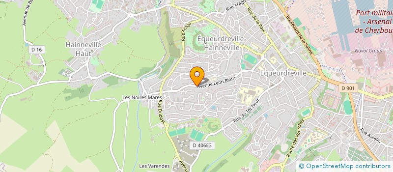 localisation de l'entreprise MONSIEUR FLAVIEN COQUOIN à CHERBOURG-EN-COTENTIN