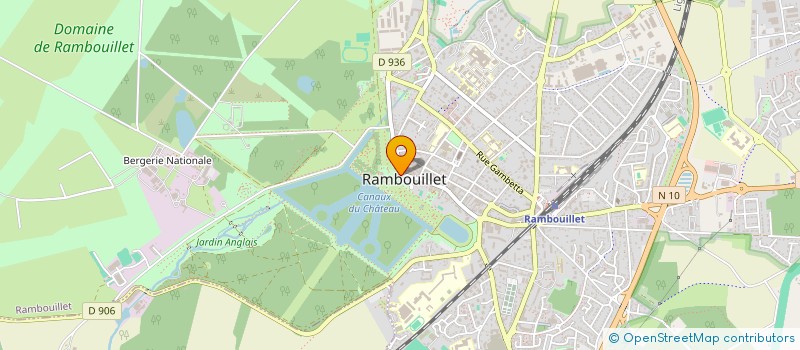 localisation de l'entreprise MONSIEUR FLAVIEN CROUZAL  RAMBOUILLET