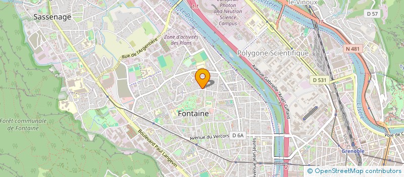 localisation de l'entreprise MONSIEUR FLAVIEN CURTO  FONTAINE