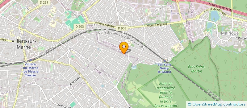 localisation de l'entreprise MONSIEUR FLAVIEN DA SILVA  NOISY-LE-GRAND