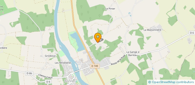 localisation de l'entreprise MONSIEUR FLAVIEN DE FROISSARD DE BROISSIA  BONNES