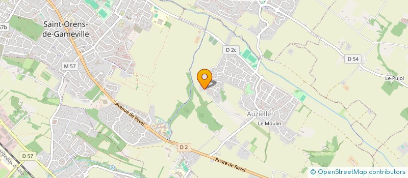 localisation de l'entreprise MONSIEUR FLAVIEN DEDIEU  AUZIELLE