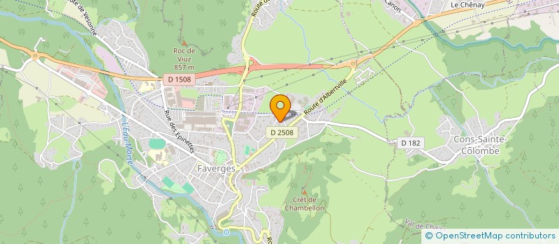 localisation de l'entreprise MONSIEUR FLAVIEN DESRAY à FAVERGES-SEYTHENEX