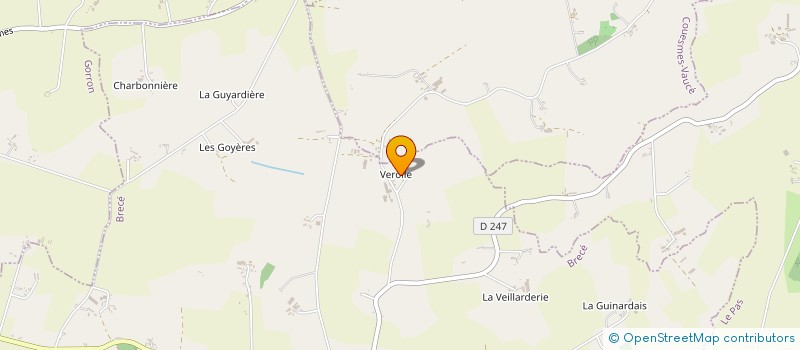 localisation de l'entreprise MONSIEUR FLAVIEN EDON  BRECE